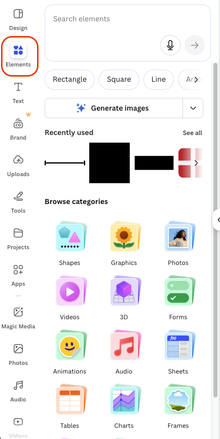 Canva Elements - Canva Toolbar How to make creative presentations on canva?
